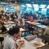 บรรยากาศภายในศูนย์อาหาร