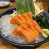 salmon sashimi