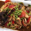 ตำกุ้งสดหมูยอ