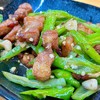 สามชั้นผัดพริกอ่อน