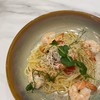สปาเกตตีกุ้งผัดซอสเลมอนครีม รสชาติดี หอมเลมอน นัวๆ  แนะนำเลย