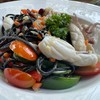 สปาเก็ตตี้พริกแห้งหมึก อ่อนเผ็ดไปนิด