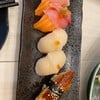 โฮตะเตะซูชิ คำนี้109บาท อร่อย หอยตัวใหญ่เต็มคำ หอยสด หวาน  ปลาไหลก็ดี แซลมอนทุน่