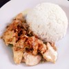 ข้าวไก่กระเทียมพริกไทย