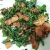 หมูกรอบผัดกระเพรา หมูกรอบผัดกระเพรา