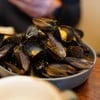 Shetland mussels, tom yum goon nam khon, sourdough !!