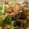 “สลัดน้ำมัน MCT และปูแพลนต์เบส” (MCT oil salad with plant base crab) สลัดสไตล์บั