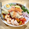 ยำขนมจีนเพิ่มแซลมอน