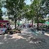 หน้าร้าน ร้านตั้งอยู่ในตลาดวัดพระนอน