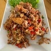 หมูสามชั้นคั่วพริกเกลือ