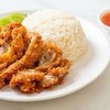 ข้าวมันไก่ทอด