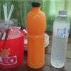 น้ำส้ม (150 บาท) น้ำแข็ง (ถังละ 20 บาท)