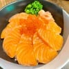 ข้าวหน้าปลาแซลมอน