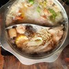 น้ำซุปดำ / น้ำซุปใส กุ้งสด