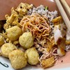 บะหมี่เย็นตาโฟแห้ง เน้นหมูสับ เพิ่มหมูกรอบ ไม่ใส่ผัก