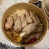 ข้าวผัดกากสันคอหมูย่าง