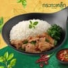 ข้าวกะเพราหมูชิ้นชีวา