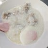 โจ๊กหมูทุกอย่างใส่ไข่ (60.-)