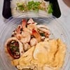 ข้าวกะเพราทะเลไข่ข้น ก๋วยเตี๋ยวห่อไส้ผักกะหล่ำ