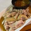 ไก่เปล่าจานเล็กสิงค์โปร์