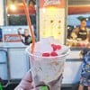 ไอศกรีมไซส์ M (40.-) รสไข่แข็งและช็อกโกแลต