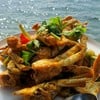 ปูม้าผัดผงกะหรี่ จานนี้500บาท