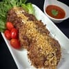 หมูสับทอดกระเทียมพริกไทย 