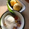 บัวลอยไอศครีมกะทิไข่เค็ม