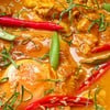 แกงคั่วกะทิไข่ใส่หมูสับ