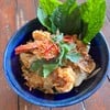 ยำส้มโอหนักพริกเผาไปหน่อย