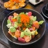 mixed fish rice bowl