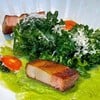 ที่ชอบมากคือ นอกจากอร่อย,มีประโยชน์,แล้วก็สวยงามด้วย (broccoli purée สีเขียวสวย)