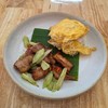 หมูทอดแห้งดี ใส่พริกนิดหน่อยตัดเลี่ยนได้ดี