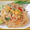 ข้าวพัดหมู หอมกะทะมาก