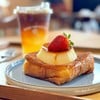 “ยูซุน้ำผึ้งเอสเพรสโซ่”(100THB)  & “Pudding on Toast”(169THB)