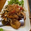 กุ้งทอดราดซอสมะขาม