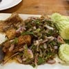 ลาบปลาทอด