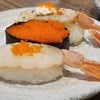 กุ้งหวานอากะเอบิไซส์กลาง ไม่คาว ข้าวเยอะไปหน่อยครับ