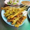 หมูสะเต๊ะ หมูสด 50 ไม้