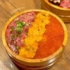 “ふわとろ3色丼” - Ikura, Uni & Toro (JPY4,800)