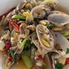 หอยลายผัดโหระพา