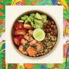 ข้าวโบล์วแซลมอนย่างมัลติเกรน Multigrain Salmon Poke Bowl