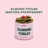 Almond Tuiles Matcha Strawberry