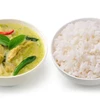 ข้าวแกงเขียวหวานไก่