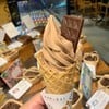 Crafted Chocolate Soft Serve with Waffle Cone (90.-)
