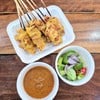 หมูสะเต๊ะชุดเล็ก (80.-)