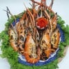 กุ้งสดๆ เผากับน้ำจิ้มรสเด็ดค่ะ