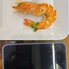 กุ้งตัวใหญ่มาก เทียบกับไอโฟน 14pro max