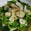 ผัดคะน้าน้ำมันงา + กระเทียมสด