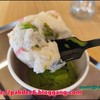 ด้านบนจำไม่ได้แล้วรสอะไร ส่วนด้านล่างรสชาเขียว เข้มข้นหวานมัน